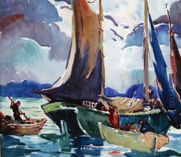 Sailboats Andfishermen - view 1