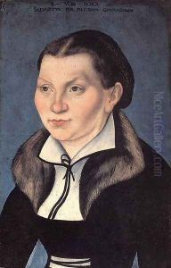 Luther's wife by Lucas The Elder Cranach