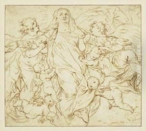 The Ascension Of The Virgin by Johannes Episcopius