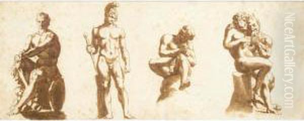 Four Studies After Classical Sculptures - view 1