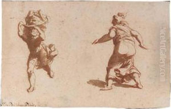 Two Figure Studies, After The Antique - view 1