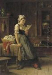 Reading A Letter by Rudolf Epp