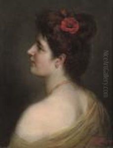 Portrait Of A Lady by Rudolf Epp