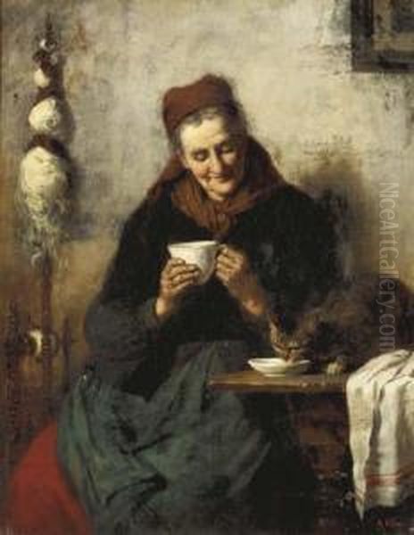 Breakfast With The Cat - view 1