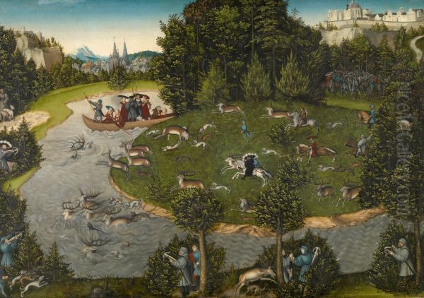 Stag Hunt of Elector Friedrich III the Wise - view 1