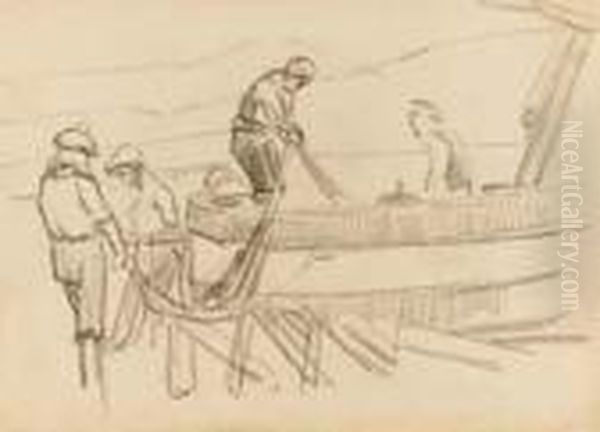Pescatori Al Lavoro, (1914) - view 1