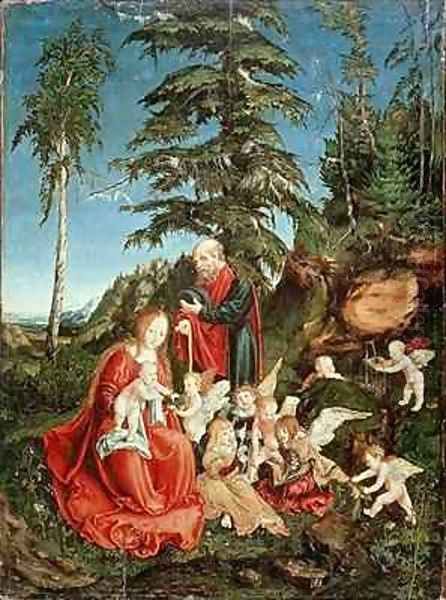 Rest on the Flight into Egypt - view 1