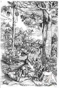 The Penitence of Saint Jerome by Lucas The Elder Cranach