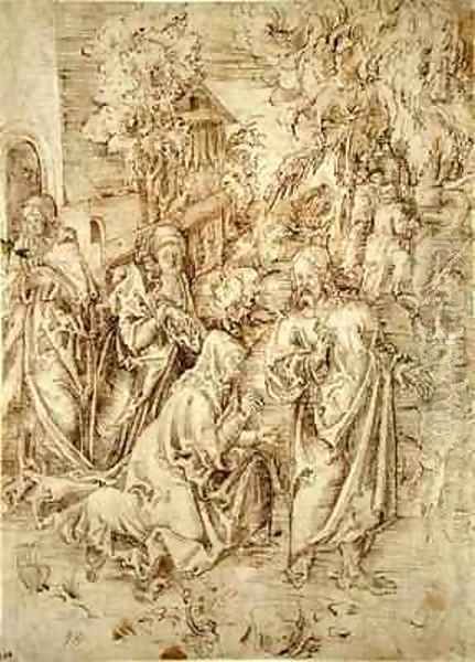 Christ taking leave of his Mother - view 1