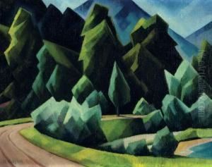 Strasse Am See by Adolf Erbsloh