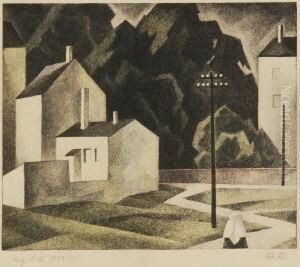 Hauser In Schwabing. by Adolf Erbsloh