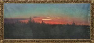 Skymmningslandskap by Elias Erdtman