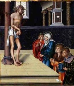Christ at the Column by Lucas The Elder Cranach