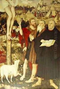 Christ on the Cross 2 by Lucas The Elder Cranach