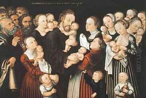 Jesus and the Children - view 1