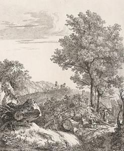 Der Ruhende Holzhauer Und Seine Familie by Johann Christoph Erhard