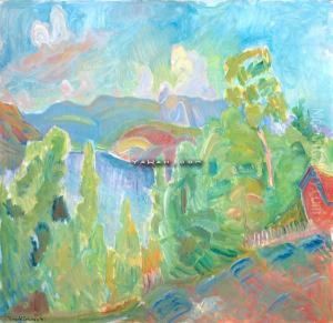 Holmsbu, Sommer by Thorvald Erichsen