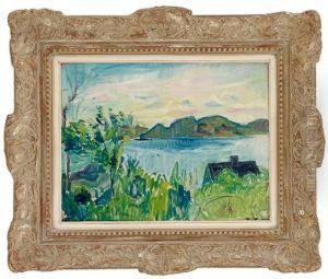 Coastal Landscape Withhouses 1923 1923 by Thorvald Erichsen