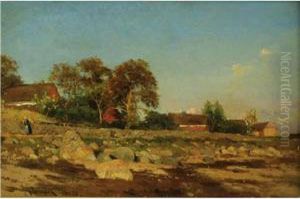 Village In Autumn by Johan Erik Ericson