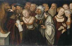The Mouth of Truth by Lucas The Elder Cranach