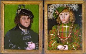 Diptych Two Electors of Saxony
