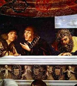 Emperor Maximilian and Sixtus Oelhafen