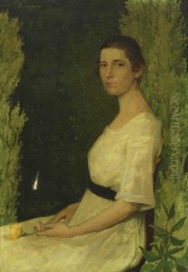 Portrat Von Frau Bessinger by Fritz Erler