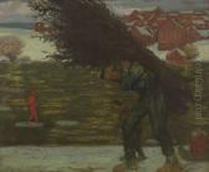 Holztrager by Fritz Erler