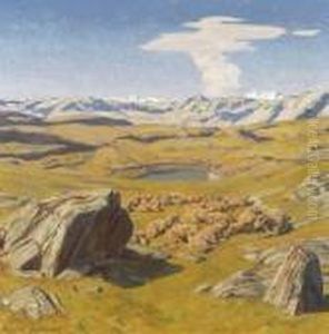 Fruhling Im Engadin: by Erich Erler-Samaden