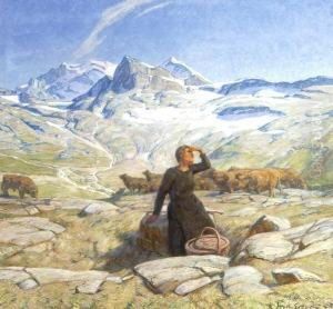 Bauerin. by Erich Erler-Samaden