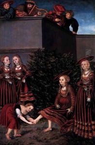 David and Bathsheba by Lucas The Elder Cranach