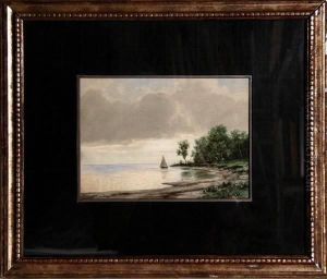 Boat On The Water by Hermann Eschke