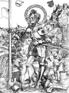 St George by Lucas The Elder Cranach