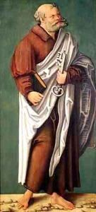 St Peter by Lucas The Elder Cranach
