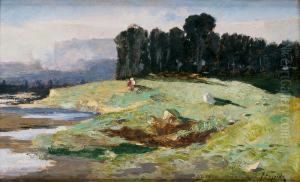 Paisaje De Montana by Juan Espina Y Capo