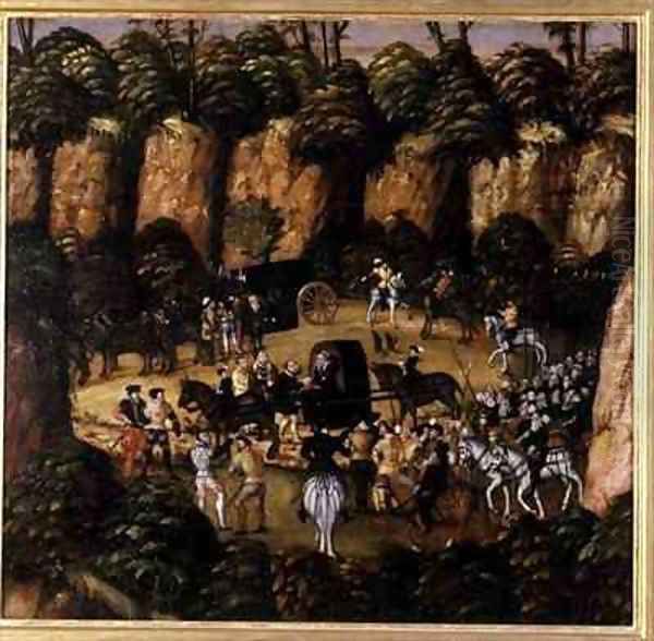 John Frederick the Magnanimous and King Charles V - view 1