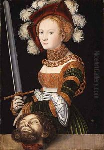 Judith with the Head of Holofernes ca 1530 by Lucas The Elder Cranach
