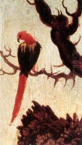 Portrait of Anna Cuspinian (detail) 2 by Lucas The Elder Cranach