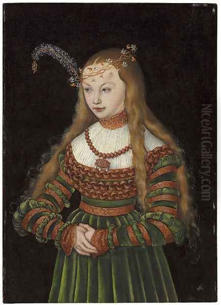 Portrait of Princess Sybille of Cleves, Wife of Johann Friedrich the Magnanimous of Saxony - view 1