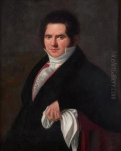 Retrato Masculino by Antonio Maria Esquivel Suarez de Urbina