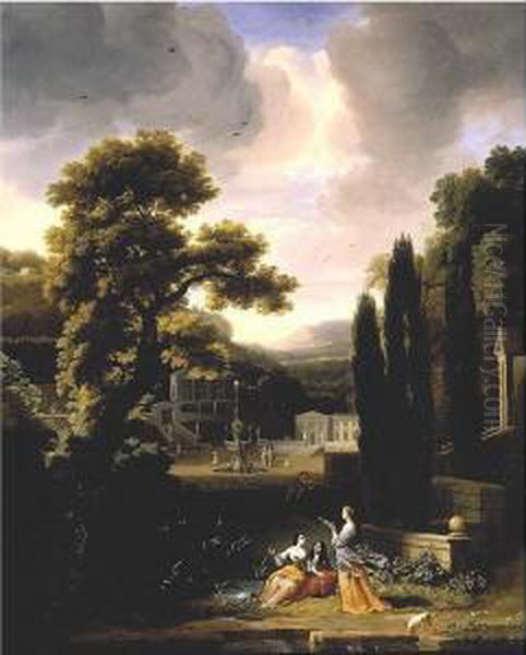 Classical Landscape With Figures - view 1
