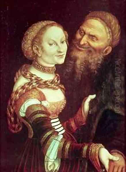 The Ill Matched Lovers by Lucas The Elder Cranach