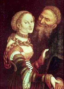 The Ill Matched Lovers by Lucas The Elder Cranach