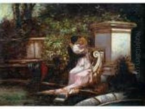 :amoureux Pres De La Fontaine by Denis Etcheverry