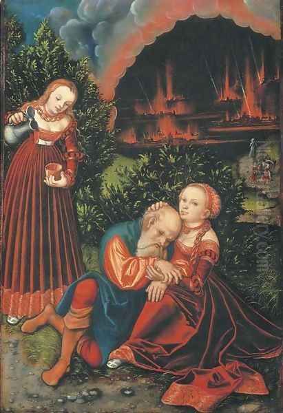 Lot and his Daughters - view 1