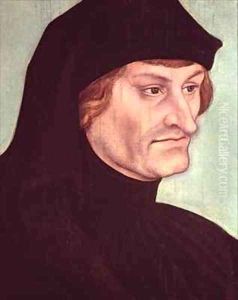 Portrait of Rudolf Agricola 1444-85 by Lucas The Elder Cranach