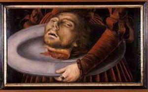The head of John the Baptist by Lucas The Elder Cranach