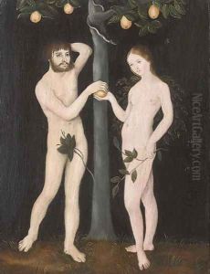 The Temptation by Lucas The Elder Cranach