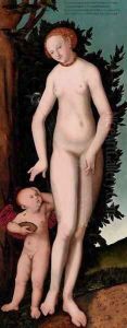 Venus and Cupid, the Honey Thief by Lucas The Elder Cranach