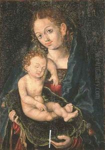 The Virgin and Child 2 by Lucas The Elder Cranach